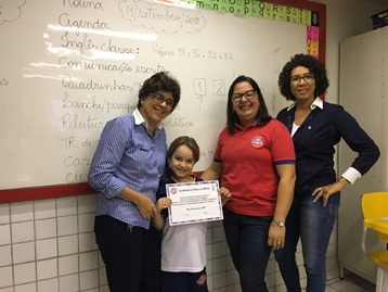 Entrega dos Certificados de Honra ao Mérito I Bimestre