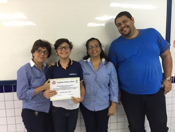 Entrega dos Certificados de Honra ao Mérito I Bimestre