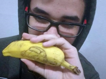 Tatuagem na banana -Arte Efêmera