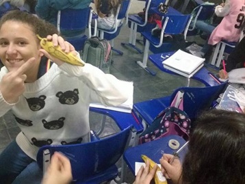 Tatuagem na banana -Arte Efêmera