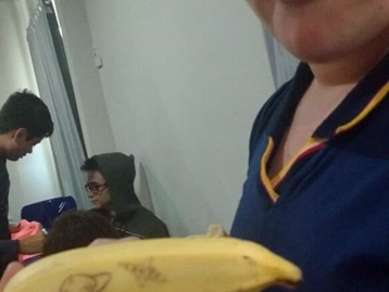 Tatuagem na banana -Arte Efêmera